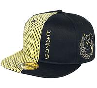 Bioworld Pokemon Pikachu Snapback Baseball Cap Gorra de béisbol, Negro (Black Black), Talla Única (Talla del Fabricante: Adjustable) Unisex Adulto