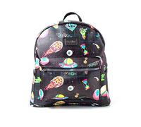 Bioworld Rick and Morty Space Sublimation All-Over Print Ladies Backpack Mochila Tipo Casual 41 Centimeters 20 Negro (Black)