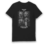 Bioworld Warhammer 40,000 Darktide Servo Skulls - Camiseta para adultos, Negro, XXL