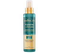 Bioxcin Acondicionador de queratina y argán Leave-In Spray 150 ml - para una reparación y brillo profundos - Antiencrespamiento y antipuntas abiertas - todo tipo de cabello