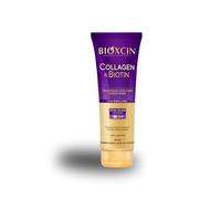 Bioxcin Acondicionador voluminizador de colágeno y biotina para el cuidado del cabello, 250 ml, tecnología de volumen extra