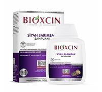 Bioxcin Champú de ajo negro 300 ml - Champú fortalecedor contra la caída del cabello con 100% extracto de ajo negro para un crecimiento fuerte y saludable del cabello