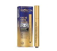 Bioxcin Sérum para cejas y pestañas, 3 ml, visiblemente más denso y más largo, 87% más de volumen, con biotina, colágeno, hialurón y aceite de ricino