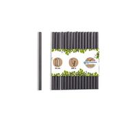 BIOZOYG Pajitas de papel 15 cm paja 7 mm Ø I pajita biodegradable I pajitas negras I Pajitas de fiesta para cócteles I pajitas de papel 250 unidades