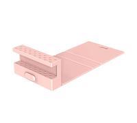 Bip uñas de silicona - Almacenamiento completo para taladro plegable con múltiples ranuras para una configuración eficiente | Soporte ligero para accesorios de pulido, herramienta de visualización