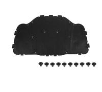 BIPANO For BMW, for Serie 5 E60 E61, capó Aislamiento del motor Almohadilla de algodón Alfombrilla de aislamiento acústico térmico insonorizada Reemplace 51487148208 51487033727 Almohadilla de barrera