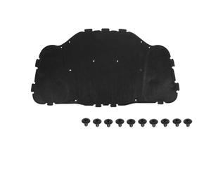 BIPANO For BMW, for Serie 5 E60 E61, capó Aislamiento del motor Almohadilla de algodón Alfombrilla de aislamiento acústico térmico insonorizada Reemplace 51487148208 51487033727 Almohadilla de barrera