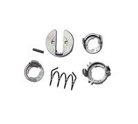BIPANO Kit de reparación de cilindro de cerradura de puerta, for, SERIE 1 E81 E82 E87 E88 Delantero Derecho Izquierdo 2004-2013 Cilindro de cerradura de puerta