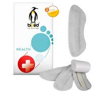 biped 2 pares de taloneras antideslizantes - ayuda rápida con zapatos que son demasiado grandes - taloneras antideslizantes hechas de cuero de terciopelo suave y genuino - autoadhesivo z1769