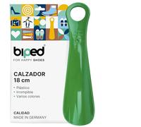 biped calzador de plástico 18 cm - Mini cuerno de zapato de viaje ergonómico - Ideal para niños y adultos - Accesorio práctico y compacto z2798(verde bosque)