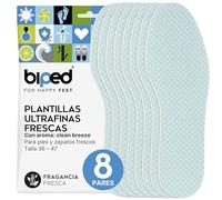 biped FRESH! 8 pares de plantillas refrescantes clean breeze - Plantillas con aroma fresco - Extrafinas - Plantillas para combatir el mal olor de los pies z1019(38-39)