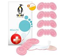 biped HEALTH 3 pares de taloneras para zapatos demasiado grandes - protectores de talón con nudos - taloneras autoadhesivas para evitar ampollas y rozaduras z2804(rosa,6mm)