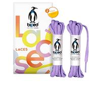 biped LACES 2 pares de cordones de poliéster resistente al desgarro para zapatos, zapatillas deportivas, deportivas y para correr de mujer y hombre ovalados 6 mm z2912(#10 light purple,180 cm)