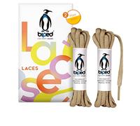 biped LACES 2 pares de cordones de poliéster resistente al desgarro para zapatos, zapatillas deportivas, deportivas y para correr de mujer y hombre ovalados 6 mm z2912(#28 beige,110 cm)