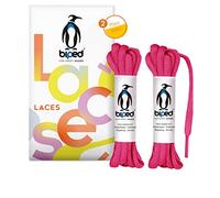 biped LACES 2 pares de cordones de poliéster resistente al desgarro para zapatos, zapatillas deportivas, deportivas y para correr de mujer y hombre ovalados 6 mm z2912(#14 magic pink,90 cm)