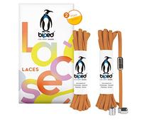 biped LACES 2 pares de cordones elásticos con cápsula de metal cordones de goma con cierre giratorio sin ataduras, zapatillas deportivas y zapatillas deportivas- ovaladas 4,5 mm z2911(#25 light brown)