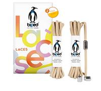 biped LACES 2 pares de cordones elásticos con cápsula de metal cordones de goma con cierre giratorio sin ataduras, zapatillas deportivas y zapatillas deportivas- ovaladas 4,5 mm z2911(#28 beige)