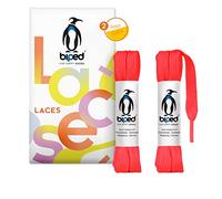 biped LACES 2 pares de cordones planos de poliéster de 10 mm de ancho - cordones premium para zapatillas y calzado deportivo - resistentes al desgarro y lavables z2913(#30 neon candy,140 cm)