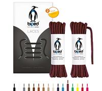 biped LACES 2 pares de cordones redondos de algodón ø 3,5 mm - Cordones de calidad resistentes al desgarro para zapatos de cuero, zapatillas de deporte - fabricados en la UE z2901(borgoña,120 cm)