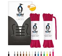 biped LACES 2 pares de cordones redondos de algodón ø 3,5 mm - Cordones de calidad resistentes al desgarro para zapatos de cuero, zapatillas de deporte - fabricados en la UE z2901(pink,120 cm)