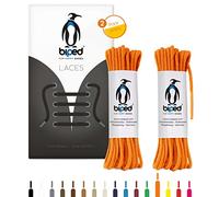 biped LACES 2 pares de cordones redondos de algodón de ø 2 mm de grosor - cordones resistentes al desgarro para zapatos de cuero y calzado informal - fabricados en la UE z2900(naranja, 60 cm)