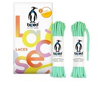 biped LACES 2 pares de cordones resistentes al desgarro - para calzado de trabajo, de ocio y deportivo - Cordones 100% poliéster, redondos, ø 4 mm z2914(#15 ocean breeze,90 cm)