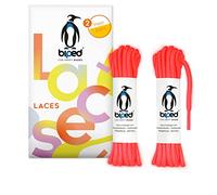 biped LACES 2 pares de cordones resistentes al desgarro - para calzado de trabajo, de ocio y deportivo - Cordones 100% poliéster, redondos, ø 4 mm z2914(#30 neon candy,75 cm)