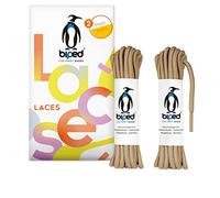 biped LACES 2 pares de cordones resistentes al desgarro - para calzado de trabajo, de ocio y deportivo - Cordones 100% poliéster, redondos, ø 4 mm z2914(#28 beige,180 cm)