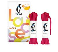 biped LACES 2 pares de cordones resistentes al desgarro - para calzado de trabajo, de ocio y deportivo - Cordones 100% poliéster, redondos, ø 4 mm z2914(#14 magic pink,110 cm)