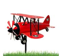 Biplane Wind Spinners - Outdoor Airplane Decorative Wind Sculpture