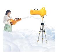 BIPOLARLIGHT Máquina de espuma portátil y portátil para fiestas, máquina de espuma con tanque de agua, cañón de espuma ajustable para jardín, piscina, interior, cumpleaños, celebraciones y eventos en