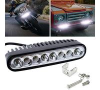 Biqing Focos LED Tractor,6.5" 40W Faro Trabajo LED Focos de Coche 12V-24V Barra LED Faros Auxiliares Antiniebla Focos LED Spot Flood Combo para Moto ATV SUV Tractor Camión Barco