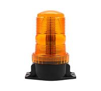 Biqing Luz de Baliza de Advertencia LED ámbar, LED Luces de Advertencia Estroboscópicas 12V 24V Luz Rotativa de Advertencia Estroboscopica para Autobús escolar Tractor Excavadoras Camión (Amarillo-1X)