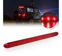 Biqing Luz de freno adicional,9 LED luz de freno trasero tercera auto high mount luz de freno roja 24V impermeable para camión coche caravana camioneta barco RV