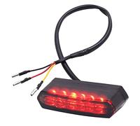 Biqing Mini Luz Trasera LED para Motocicleta, Luces Moto