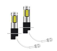 Biqiure - Lote de 2 bombillas LED H3, 12 V-24 V, luces antiniebla, autoLED, 30 SMD 5 W, 450 lm, luces diurnas DRL para coche, bombillas (30 SMD)