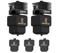 BIQU 2PCS Panda Juicer High Flow H2D Hotend, 0.4mm Nano Coating Bocal integrado aço endurecido Hotend, para Bambu-Lab H2S/H2D/H2D Laser/A1/A1 Mini Impressoras 3D (meias de silicone extra 3)