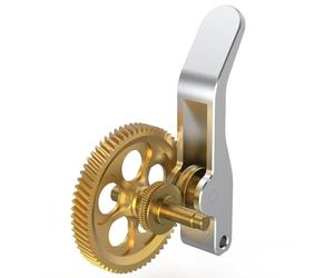 BIQU Panda Claw Extrusora Engranaje para Bambu-Lab A1/A1 Mini 3D Impresora 3D, Engranaje Extrusor Dorado RNC Nano Recubierto Flujo Más Suave y Más Uniforme, Mayor Vida útil