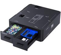 BIQU Panda Den H2 Caja Almacenamiento Residuos Filamento para Bambu-Lab serie H2/P1/P2/X2/X1/A1, Colección Sistema Caída Directa, con Cajones Almacenamiento Herramientas, Premium Acero Construcción