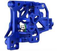 BIQU Panda Extrusora CNC Hollow Lightweight Extrusora Shell Compatible con impresoras 3D de la serie Bambu-Lab X1/P1 para engranajes de fábrica originales y garra de panda Al 6061 T6 aleación de
