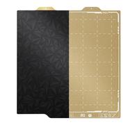 BIQU PEO+placa de construcción PEI texturizada PEI, compatible con impresora 3D Bambulab A1, 184 x 184 mm, cama de impresión magnética de acero para muelles, cama de impresión flexible