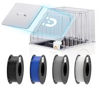 BIQU PopCap - Cubierta superior transparente para Snapmaker U1, reducción de ruido, a prueba de polvo y aislada, carcasa de policarbonato resistente a altas temperaturas con filamentos PLA GO de 4 kg