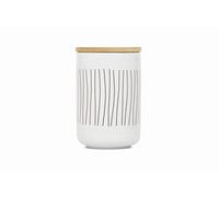 Birambeau - Caja de almacenamiento - Tarro de cerámica - Tarro de especias - Ideal conservación - Tapa de bambú - 500 ml