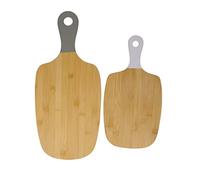 BIRAMBEAU - Utensilios de cocina - Juego de 2 tablas de cortar - Modelo grande - Medio modelo - Accesorios de cocina de bambú
