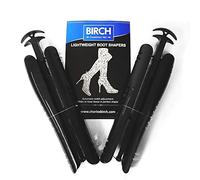 BIRCH Árbol moldeador automático de botas, 41 cm, árboles de plástico, negro, 1 par (2 piezas), evita arrugas como árboles de bota, Black, Talla única