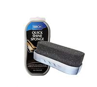 Birch Esponja de brillo rápido neutra - Esponja de pulido transparente que da brillo instantáneo, para zapatos de cuero, botas, bolsas, abedul perfecto para zapatos de cualquier color