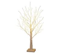 Birch Tree - 23,62 in Lights Up Birches Tree | Warm Fairy Lighted White Birch Tre with 144 LEDs | Christmas Decor, Tabletop Artificial Trees Light for Bedroom Desktop Shelf Christmas Wedding