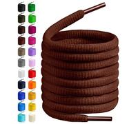 BIRCH's Oval Shoelaces 27 Colors Half Round 1/4" Shoe Laces 4 Different Lengths, naranja tostado, 29.5"(75cm) S