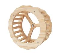 Bird Activity Wheel, Wooden Parrot Wheel, Parrot Fitness Toy, Bird Exercise Equipment, Bird Exercise Wheel with Heavy Duty Wooden Construction for Birds Parrots Exercise Accessory