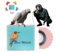 Bird Attracting Chirping Toy, 5pcs Bird Whistle for Adults, Bird Whistle to Attract Birds, Oral Stunts Tricks Gag Tweeting Noisemaker Toy (Pink)
